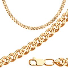 Gold chain weaving Mona Lisa N080, 17.45