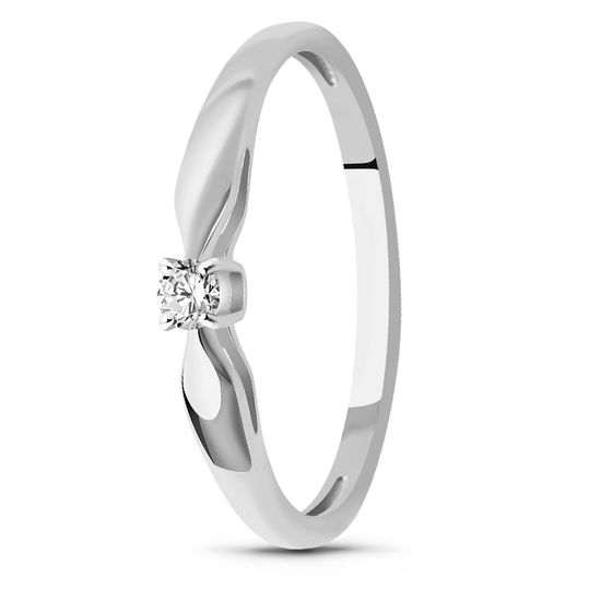 White gold ring with diamonds KBRBz106, 1.25