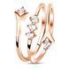Golden Ring with Diamonds БК9508, 3.28