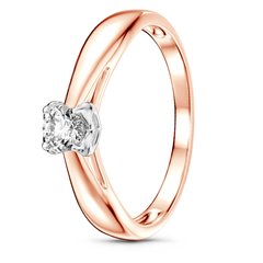 Red gold ring with diamonds KBRz101, 1.73