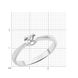 White gold ring with diamonds KBRBz109, 2.33