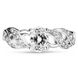 White gold ring with cubic zirconia FKBz189, 2.56