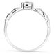 White gold ring with cubic zirconia FKBz189, 2.56
