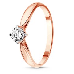 Red gold ring with diamonds KBRz104, 1.89