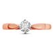 Red gold ring with diamonds KBRz104, 1.89