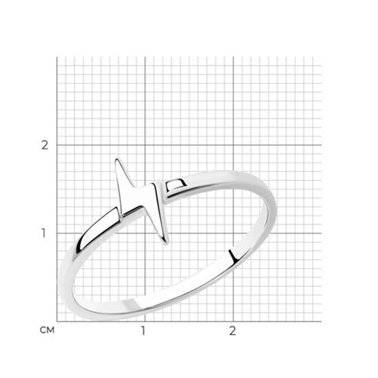 White gold ring KBz727, 1.45