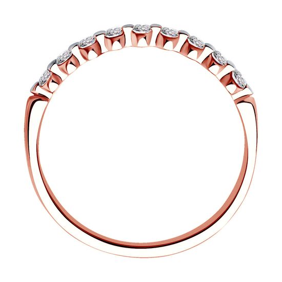 Золотое кольцо с бриллиантами K2305D, 15.5, 1.54