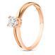 Golden Ring with Diamonds БК9601, 2.25