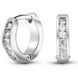 White gold earrings with cubic zirconia FBSz229
