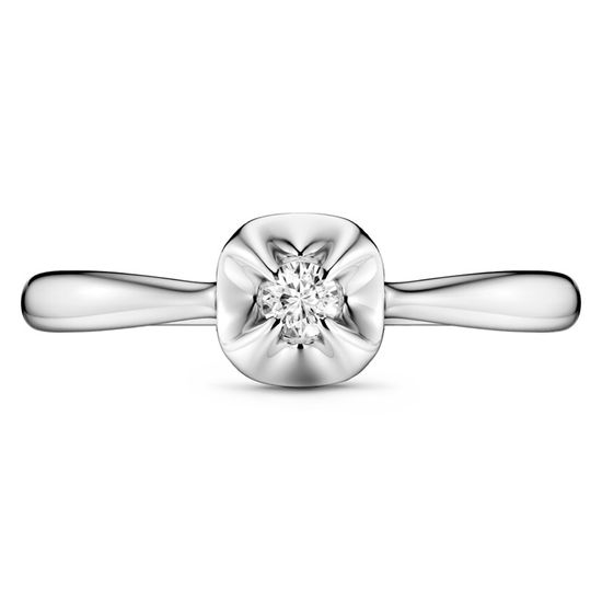 White gold ring with diamonds KBRBz100, 0.90