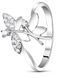 White gold ring with cubic zirconia FKBz340, 1.93