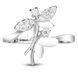 White gold ring with cubic zirconia FKBz340, 1.93