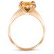 Gold ring with natural citrine ПДКз29Ц, 3.5