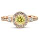 Gold ring with natural citrine K68CT, 15.5, 2.1