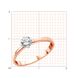 Red gold ring with diamonds KBRz121, 2.48