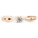 Golden Ring with Diamonds БК2138, 1.56