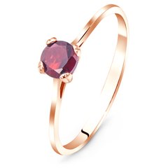 Gold ring with natural garnet Кз2094Г, 1.34