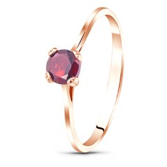Gold ring with natural garnet Кз2094Г, 1.34