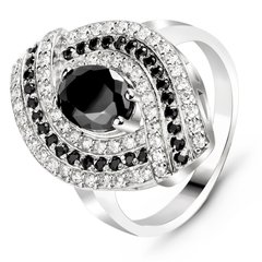 White gold ring with cubic zirconia FKz001TSCH, 5.4