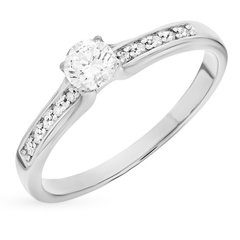 White gold ring with diamond БК9603Б, 2.33