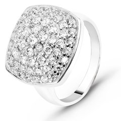White gold ring with cubic zirconia FKBz024, 5.92