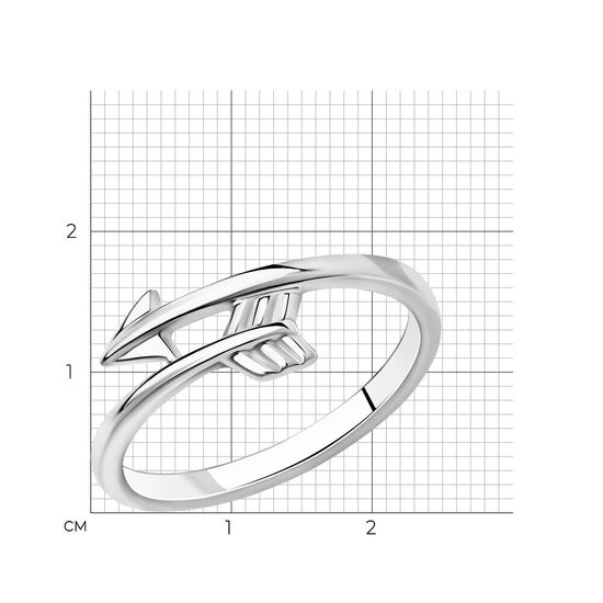 White gold ring KBz708, 1.20