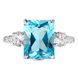 White gold ring with topaz PDKBz501T, 3.39