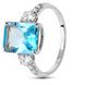 White gold ring with topaz PDKBz501T, 3.39