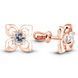 Gold pouches with cubic Zirkonia Pz48