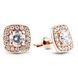 Gold pouches with cubic Zirkonia Pz16