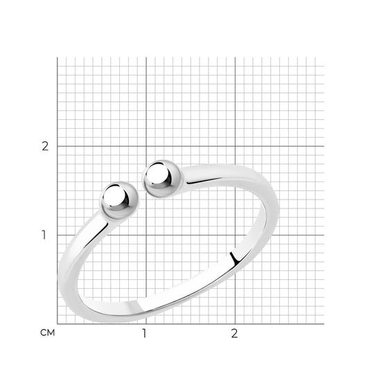 White gold ring KBz711, 1.17