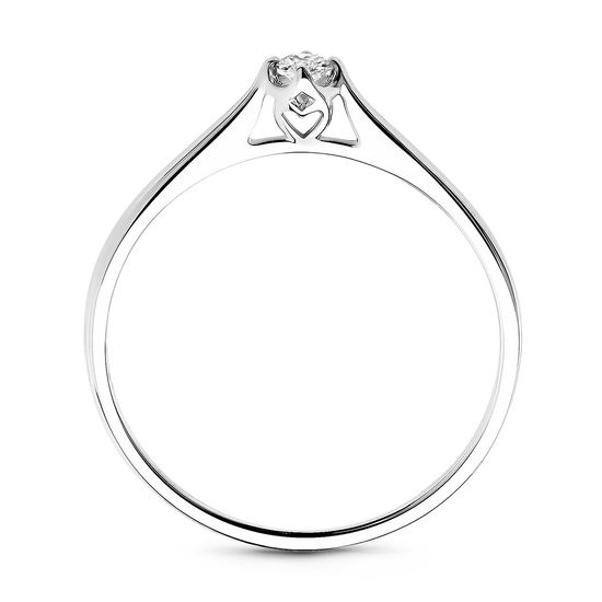 White gold ring with diamonds KBRBz107, 1.18