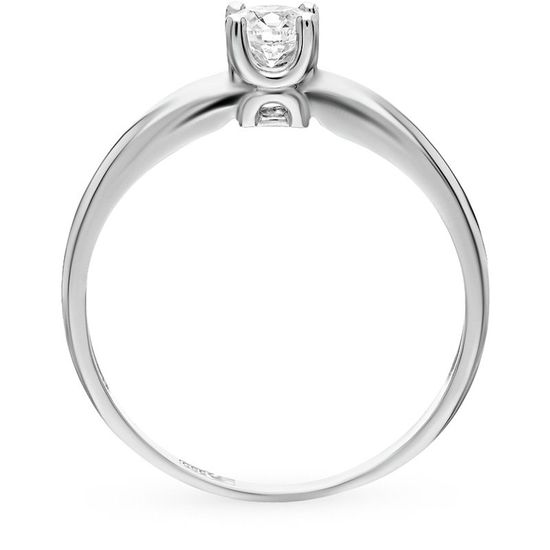White gold ring with diamond БК9601Б, 15.5, 2.25