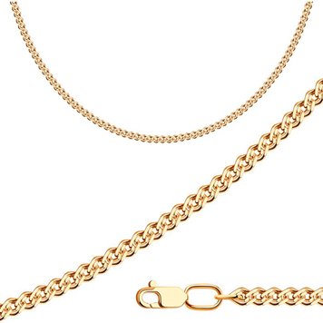 Gold chain weaving Mona Lisa N045, 4.93