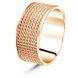 Gold ring without inserts Кз455, 6.82