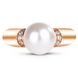 Gold ring with pearls Кз1190ЖБ, 5.64