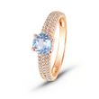 Gold ring with natural topaz ПДКз64Т