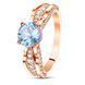 Gold ring with natural topaz БКз104Т, 4.15