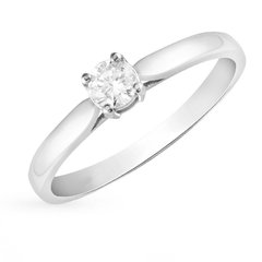 White gold ring with diamond БК9608Б, 2.2