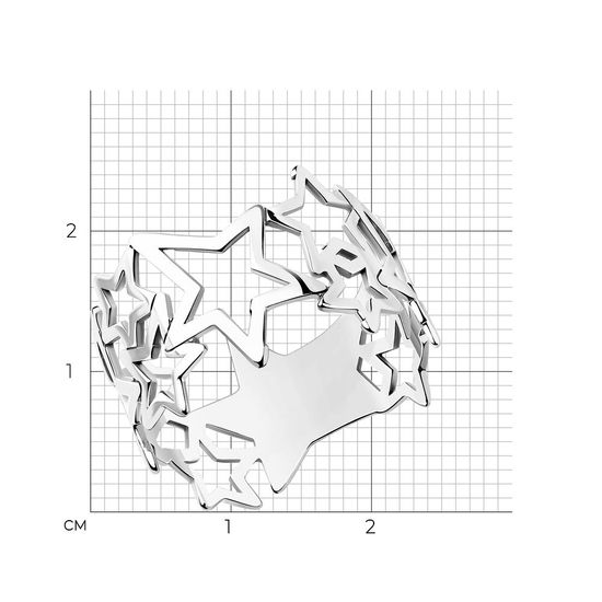 Кольцо из белого золота КБз717, 2.02