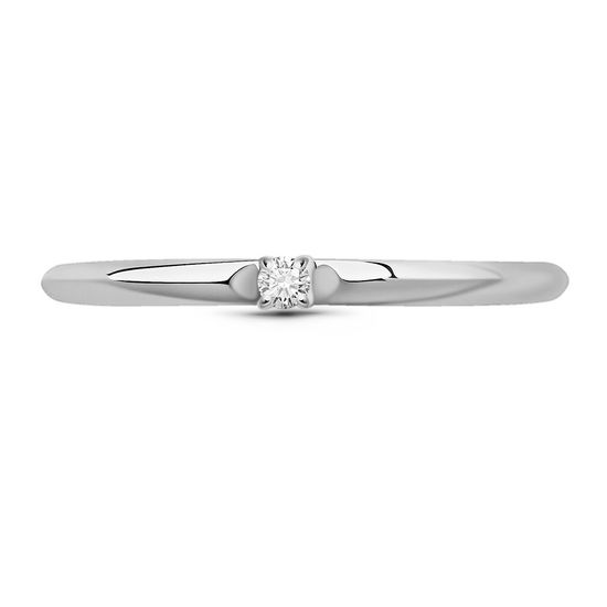 White gold ring with diamonds KBRBz113, 1.27