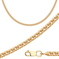 Gold chain weaving double rhombus RD045, 4.66