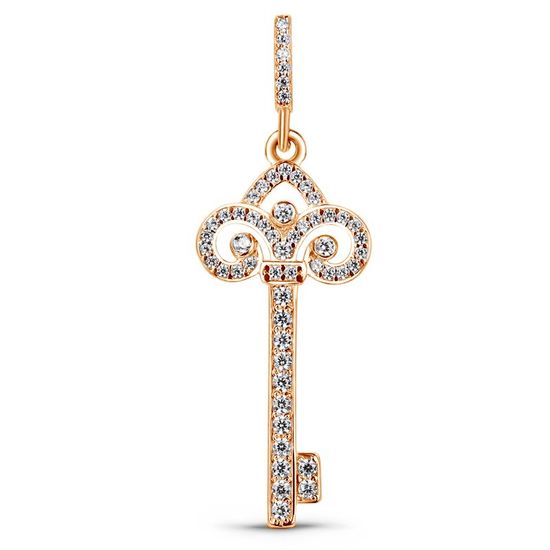 Gold pendant with cubic zirkonia PSz018, 2.12