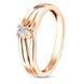 Golden Ring with Diamonds БК2140