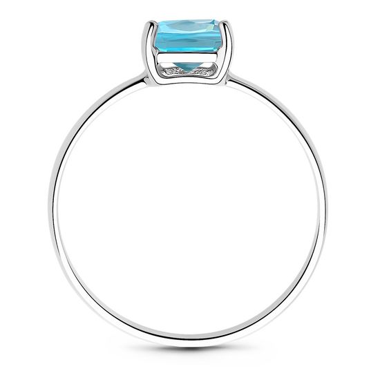 White gold ring with topaz PDKBz502T, 1.90