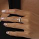 White gold ring KBz723, 1.79