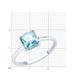 White gold ring with topaz PDKBz502T, 1.90