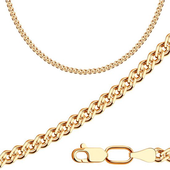Gold chain weaving Mona Lisa N060, 9.24
