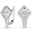 White gold earrings with cubic zirconia PDSBz70