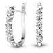 White gold earrings with cubic zirconia FBSz318